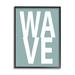 Stupell Industries Wave Turquoise Summer by Jamie Macdowell - Floater Frame Graphic Art on Wood in Blue/Brown/White | 14 H x 11 W x 1.5 D in | Wayfair