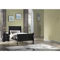 Winston Porter 3-3_Norah Sleigh Bedroom Set. Wood in Black | 47.5 H x 62.5 W x 79 D in | Wayfair D33ECC2C6F634C93B105511CADEC76CD