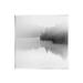 Stupell Industries Foggy Lake Mysterious Reflection by Nicholas Bell - Photograph Wood in Brown | 12 H x 12 W x 0.5 D in | Wayfair at-790_wd_12x12