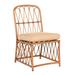 Woodard Cane Patio Dining Side Chair w/ Cushion in White | 36.25 H x 19.5 W x 24.88 D in | Wayfair S650511-WHT-26T