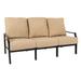 Woodard Nico 75" Wide Outdoor Patio Sofa w/ Sunbrella Cushions Metal in Gray | 36.25 H x 75 W x 36 D in | Wayfair 3S0420-70-26T