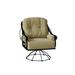 Woodard Derby Outdoor Rocking Chair in Gray/Black | 41.25 H x 35.5 W x 34.75 D in | Wayfair 4T0077-92-89Y