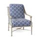 Woodard Delphi Patio Chair in Gray/Blue | 33 H x 27.25 W x 31.75 D in | Wayfair 850606-70-08Y