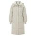 Winter Coats For Women Cotton Jacket Winter Long Knee Length Down Cotton Jacket Loose Thickened Hooded Cotton Jacket