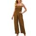 Women s Jumpsuits Rompers & Overalls Spring And Summer Wave Dot Print Chest Wrap Loose Wide Leg Trousers Jumpers for Women