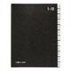 Pagna 24121-04 divider book Black Hardboard. Polypropylene (PP) A4