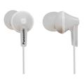 Panasonic RP-HJE125E-W headphones/headset Wired In-ear Music White