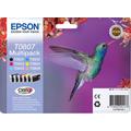 Epson C13T08074011/T0807 Ink cartridge multi pack Bk.C.M.Y.LC.LM. 6x22