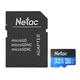 NETAC P500 32GB MicroSDHC Card with SD Adapter. U1 Class 10. Up to 90M