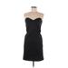 Forever 21 Casual Dress - Mini: Black Solid Dresses - Women's Size Medium