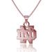 Dayna Designs Notre Dame Fighting Irish Rose Gold Pendant Necklace