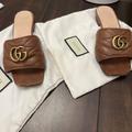 Gucci Shoes | Authentic Gucci Camel Brown Sandals | Color: Brown | Size: 7