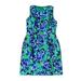 J. Crew Dresses | J.Crew Womens Size 2 Dress Textured Cotton Green Blue Floral Sheath | Color: Blue/Green | Size: 2