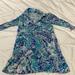Lilly Pulitzer Dresses | Euc Lilly Pulitzer Girl's Blue Dress/ Top | Color: Blue | Size: Mg