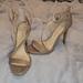 Jessica Simpson Shoes | Jessica Simpson Sparkle Heels | Color: Gold | Size: 10