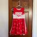 Disney Dresses | High School Musical Girl Dress Size 14/16 (Xl) | Color: Red/White | Size: Xlg