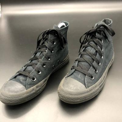 Converse Shoes | Converse Black Canvas High-Top Chuck Taylor Sneakers, Women's Size 6/Eur 36.5 | Color: Black | Size: 6