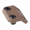 Arisaka Defense Offset Light Mount - Offset Scout Light Mount For M-Lok Handguards, Fde