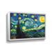 Lark Manor™ Miko Starry Night by Vincent Van Gogh Graphic Art on Canvas Canvas, Leather in Blue/Yellow | 8" H x 10" W x 2" D | Wayfair