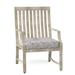 Woodard Seal Cove Patio Dining Armchair w/ Cushion in Gray | Wayfair 1X0401-70-05A