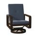 Woodard Vale Swivel Outdoor Rocking Chair w/ Cushions in Gray | Wayfair 7D0472-48-92M