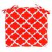 Red Barrel Studio® Handmade Chair Pad Outdoor Cushion redCotton Blend | 3 H x 16 W x 16 D in | Wayfair BB3F1E7E964E46ACAAB8687667222093