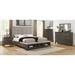 Loon Peak® 3-3_Sheldon Upholstery Storage Footboard Bench Panel Bedroom Set Upholstered in Gray | 7.75 H x 90 W x 87.5 D in | Wayfair