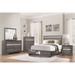 Red Barrel Studio® 4-1_Betta Leather Storage Platform Bed Wood in Gray | 66.5 W x 84.75 D in | Wayfair B8BE0088016948C6A14EF31DA5063459