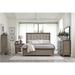 Loon Peak® 5-2_Ibbie Two-Tone-Gray Panel Bedroom Set Wood in Brown | 66.75 W x 67.25 D in | Wayfair 23CBD424486E4FF082EAAE43B5871524
