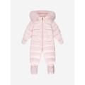 Moncler Enfant Baby Girls Down Padded Snowsuit Size 12 - 18 Mths