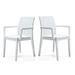 Siena Set of 4 Stackable Armchair-White