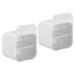 Uxcell DIY Screen Pen Holder Creative Pencil Holder Self Adhesive Pencil Cup Organizer Container White 2 Pack