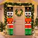 Nutcracker Christmas Decorations - Life Size Soldier Model Nutcracker Porch Signs - Xmas Decor Banners for Indoor & Outdoor Home Wall Front Door Apartment Party - 11.8 inches x 70.86 inches