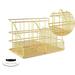 Desk Organizers Desk Organizer for Women Mesh Office Supplies Desk Accessories Features 1 Sliding Drawer and 5 Compartments-Gold