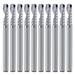 1/8 inch Shank Single Flute (O Flute) Up Cut Spiral Router Bits End Mill Cutter 5/64 inch Cutting Diameter 15/32 inch Cutting Length 1-1/2 OVL for Acrylic PVC MDF Plastic