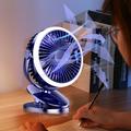 Frostluinai Fan Portable Mini Clearance! Fil-l Light Clip Fan Camping Fan With LED Lights & Clip Battery Operated Fan With Clip USB Rechargeable Fan For Tent Car RV Hurrican-e Emergency Outages