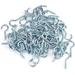 100PCS 1.18 Eye Screw Self-Tapping Screws Blue Zinc Plated Screw-in Ceiling Hooks Hanging Hooks Mug Hooks Plant Hooks Open End Eye Bolt Hooks for Home Office and Workplace