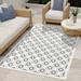 Simply Southern Cottage Minden 8 X 10 Blue Geometric Area Rug