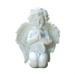 NEGJ Angels Resin Garden Statue Figurine Indoor Outdoor Home Garden Decoration Adorable Angel Sculpture Memorial Statue Metallic Ornament Set