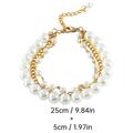 Clearance under $5-Shldybc Pearl Dog Necklace Collar Jewelry for Puppy Shiny Rhinestone Cat Collar Bling Dog Collar Cat Necklace Pet Jewelry Collar