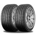 Set of 4 x Yokohama Advan Fleva V701 255/30R20 92W XL Ultra High Performance UHP Tires 110170172 / 255/30/20 / 2553020 Fits: 2016-23 Audi TTS Quattro Base