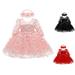 GYRATEDREAM Baby Girls Bowknot Baptism Dresses Christening Special Occasions Gown for Baby Girl 3M-3T