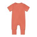 Vedolay Romper For Girl Little Girls 2 Ways Ruffle Hi Lo Maxi Skirt Romper Belt Jumpsuit Romper Orange 6-12 Months