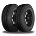 Set of 4 Bridgestone Dueler A/T Revo 3 OWL LT285/75R16 126/123R E/10 All Terrain Tires BR000025 / 285/75/16 / 2857516 Fits: 2006-08 Hummer H3 Base 2009 Hummer H3 Championship Series