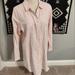 Victoria's Secret Intimates & Sleepwear | Guc Victoria's Secret Ladies Long Sleeve Button Front Nightgown, Baby Pink, L | Color: Pink/White | Size: L