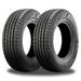 Pair of 2 KUMHO Crugen HT51 245/55R19 103T All Season Tires 70000 Mileage 3PMSF Rated 2231383 / 245/55/19 / 2455519 Fits: 2014-18 Toyota Highlander Hybrid XLE 2019 Toyota Highlander Hybrid Limited Platinum
