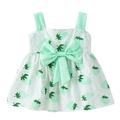 Baby Deals!Toddler Girl Clothes Clearance Toddler Girls Casual Dresses Kids Dresses Clearance Toddler Kids Baby Girls Summer Cute Floral Print Slip Dress Bowknot Princess Dress