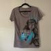 Disney Tops | Disney The Little Mermaid Ariel Gray T-Shirt Mermaid At Heart | Color: Blue/Gray | Size: M