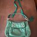 Coach Bags | Coach Groovy Glossy Green Patent Leather Shoulder Hand Bag Poppy Few Marks | Color: Green/Purple | Size: Os