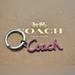 Coach Accessories | Coach Pink Enamel Keychain Fob Bag Charm | Color: Pink/Silver | Size: Os